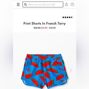 Hanna Andersson girls shorts